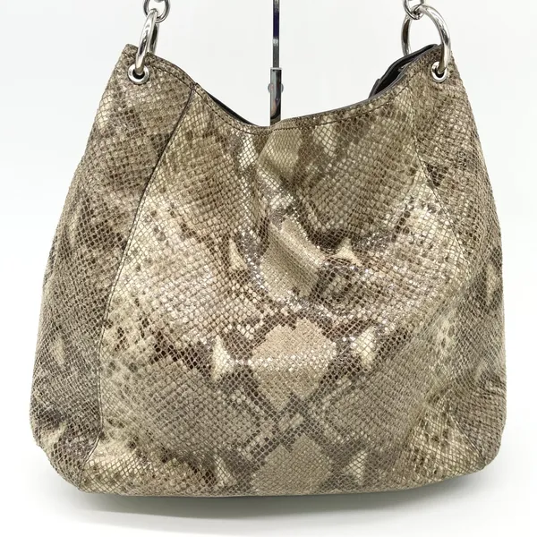 Coach Park Python Hobo Shoulder Bag F24383 Quiet Luxury Statement Elevated‎ Glam - Image 4