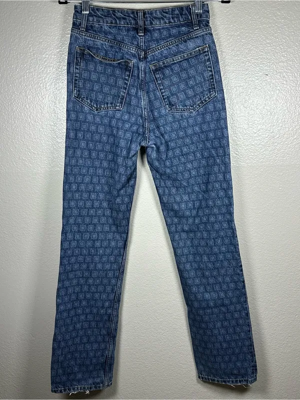 Reformation Cynthia HR straight long jeans SZ:25 - Image 6
