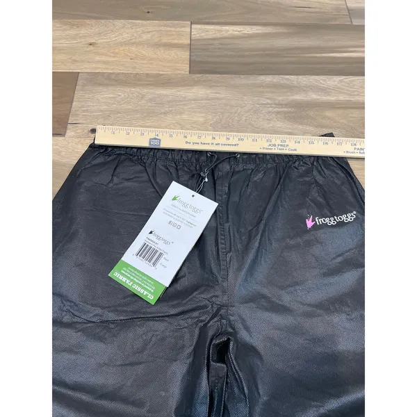Frogg Toggs Rain Pants Size XL Black Pro Action Waterproof Breathable Hiking NWT - Image 9