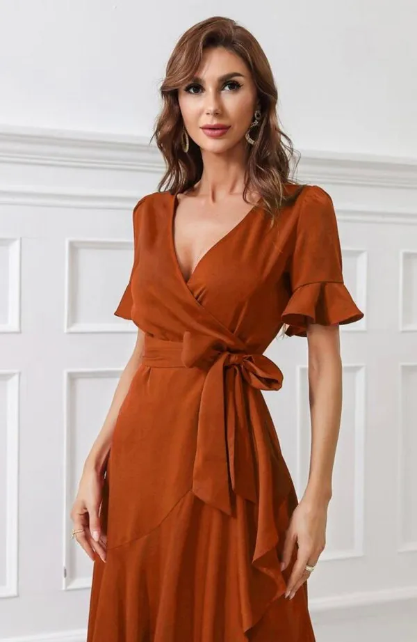 Satin Dress - Image 5
