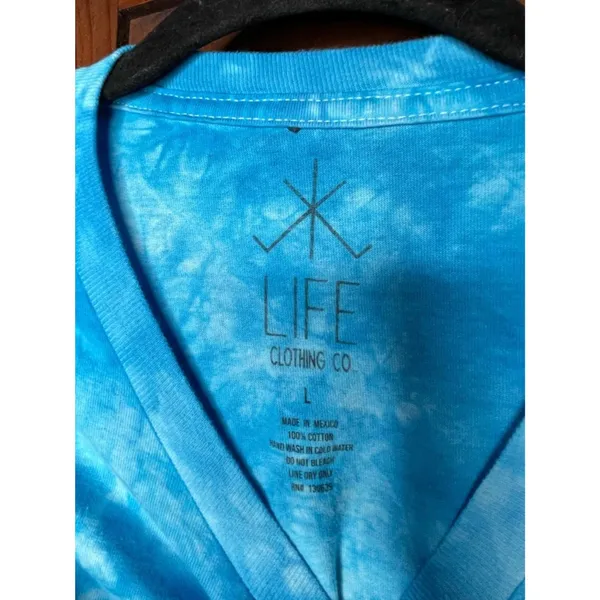 Escape The Ordinary Mushroom Unisex Tie Dye Tee Large Boho Life Clothing Co. - Image 4