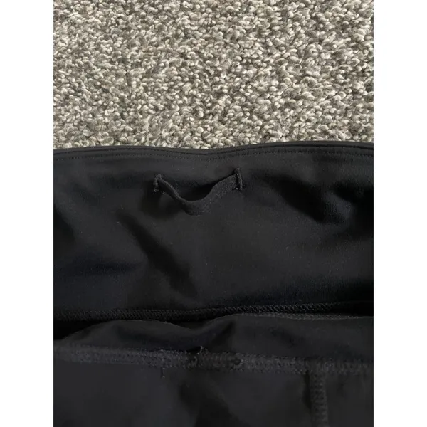 GapFit black athletic leggings feature specialized curved compression seams M - Image 9