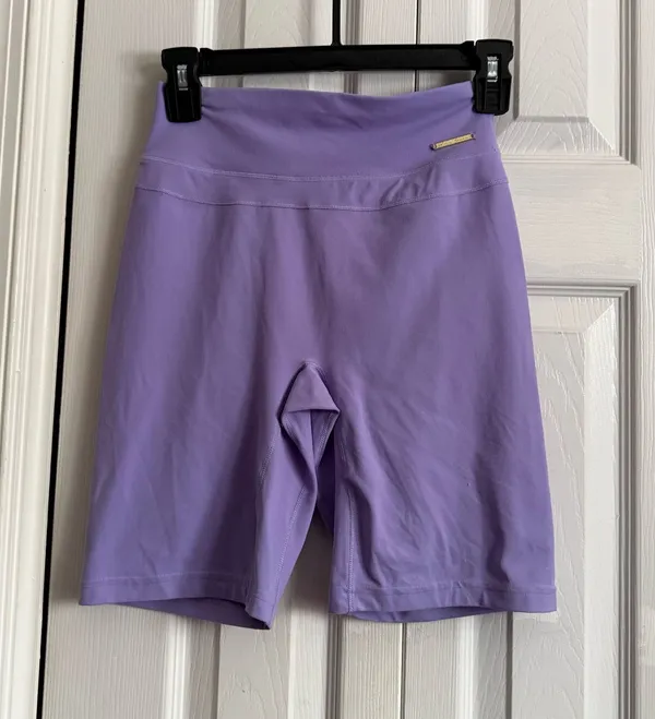 Gymshark x Whitney Simmons lilac purple Biker Shorts - Image 4