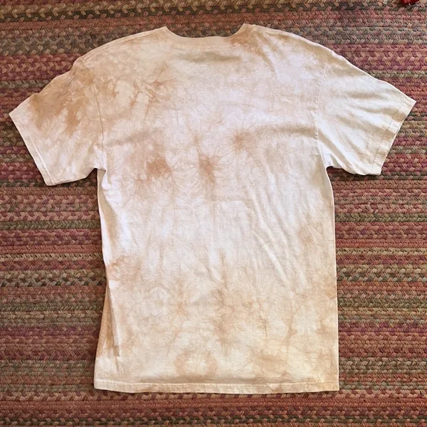 2011 Retro Vtg The Mountain Guinea Pig Face Graphic Tie Dye Tee - Image 4