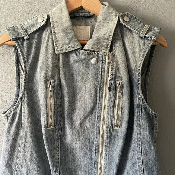Rebecca Taylor Denim Vest - Image 5