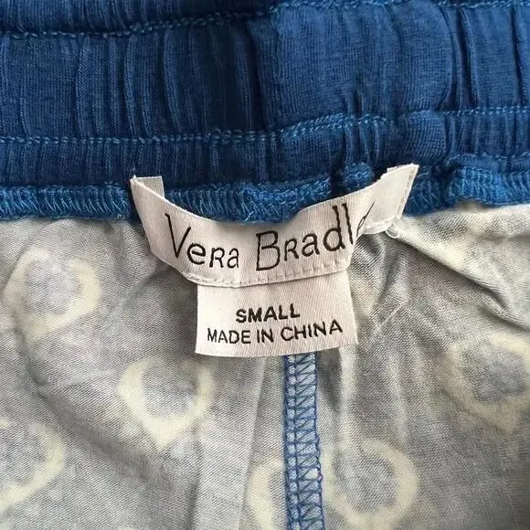 Vera Bradley Indigo Briar Cool Allegra Pants, S - Image 4