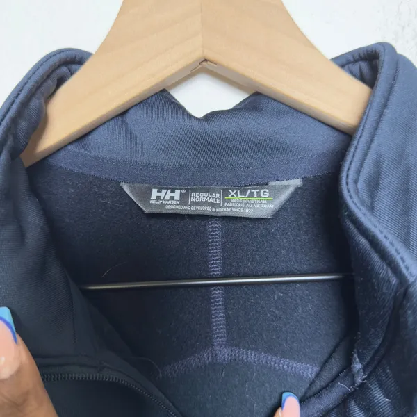 Helly Hansen‎ Women Pullover XL Blue Polartec Quarter Zip Fleece Winter Gorpcore - Image 5