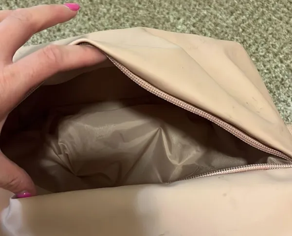 Blush north face water resistant backpack - Image 3