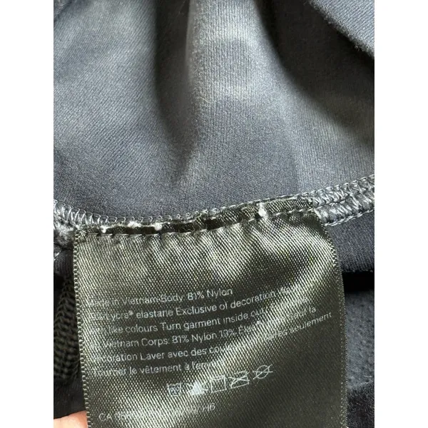 EUC Womens Lululemon Align HR Short 6" Size 14 Diamond Dye Pitch Graphite Grey - Image 8