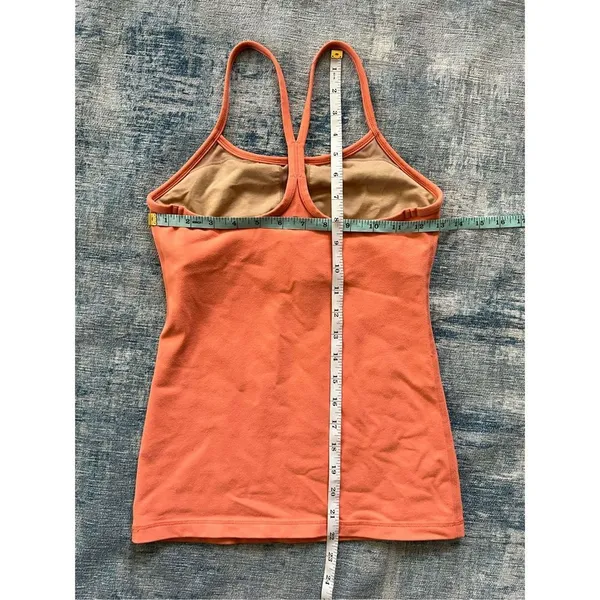 Orange Power Y Athletic Tank Top Size 4 - Image 5