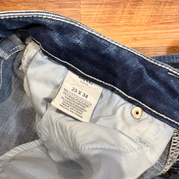 BKE Deep Blue Flare Jeans - Image 4