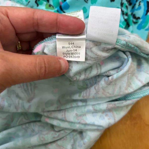 Lilly Pulitzer Size Small Morada‎ Maxi Dress Shorely Blue Strapless Animal Print - Image 9