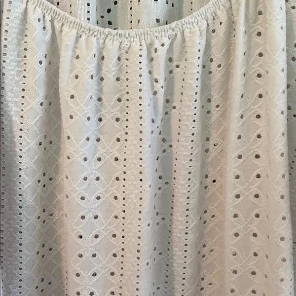Perceptions White Flutter Sleeve Blouse - Image 3