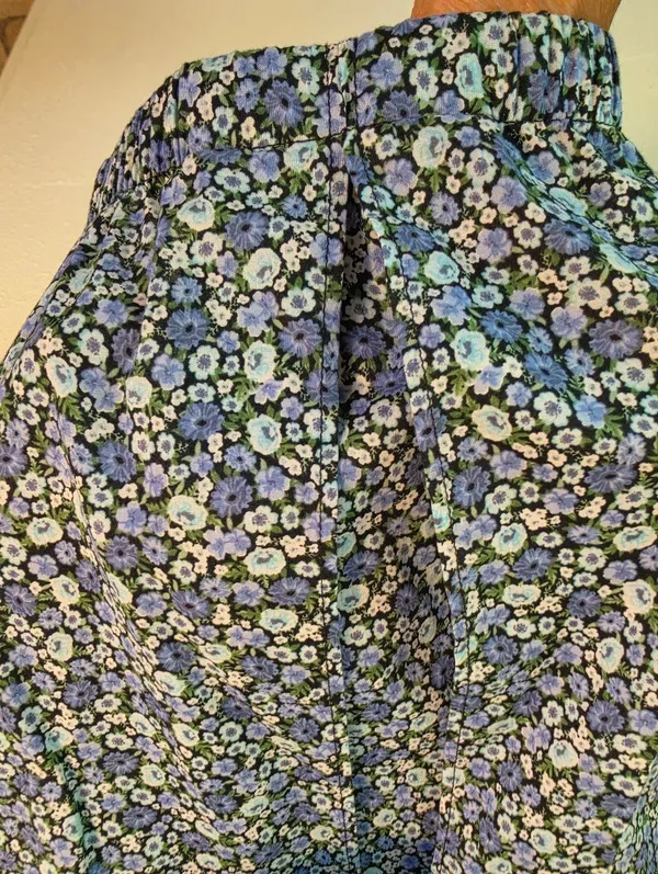 NEW Tommy Hilfiger Blue Floral Cotton Hoodie Pullover Jacket Medium - Image 15