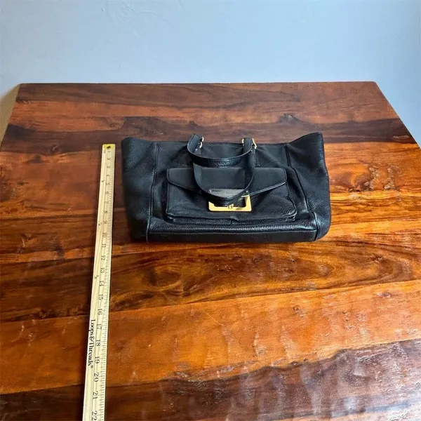 Marc by Marc Jacobs Bianca Hayley Black‎ Tote Bag Gold Hardware - Image 2