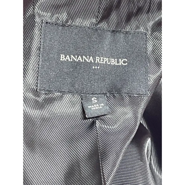 Banana Republic Pink Wool Notched Collar Long Sleeve Walker Pea Coat Jacket Sz S - Image 4