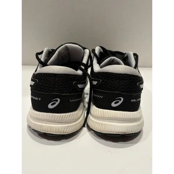 Asics Gel Contend 7 Women's Black White Running Sneakers Size 8.5 - Image 3