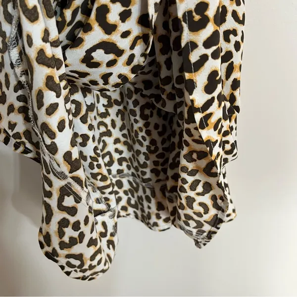 Women's Love Tree Leopard Print Strappy Sleeve Summer Slip Dress Size Large‎ - Image 5