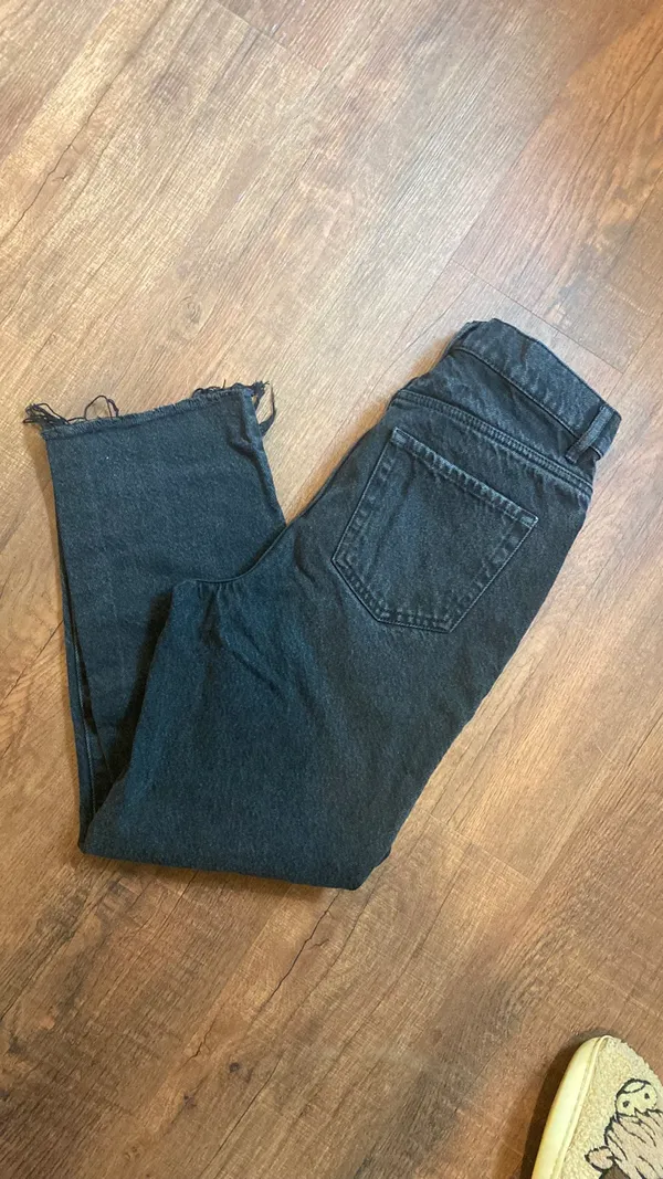 High Waisted Black Jeans - Image 4