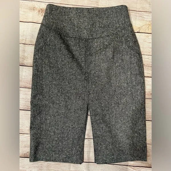 Express design studio double slit wool blend skirt size 2 - Image 2