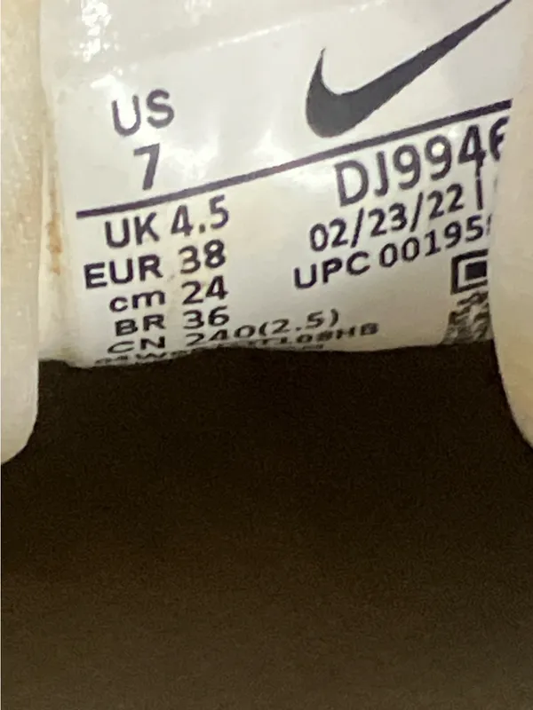 Nike Air Force 1 PLT.AF.ORM size 7 Women’s White Leather Platform Sneakers - Image 7