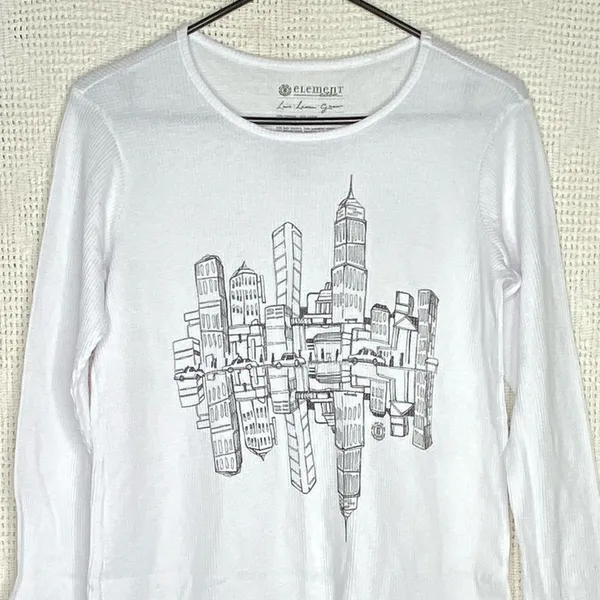 Element Eden Thermal Shirt White Size M - Image 7