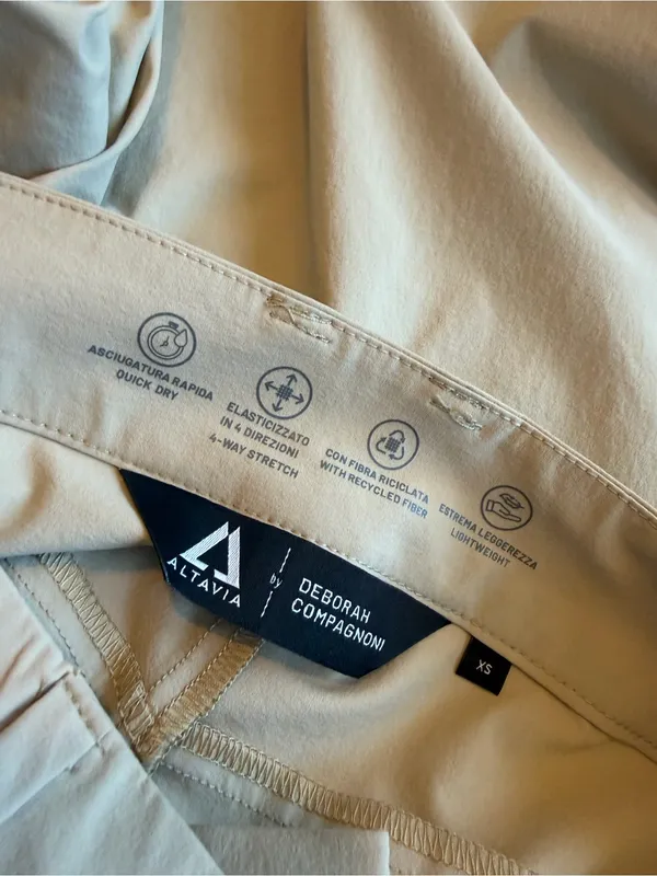 Altavia W/ Deborah Compagnoni Hiking Trousers Pants Khaki Outdoor Camping Sz XS - Image 11