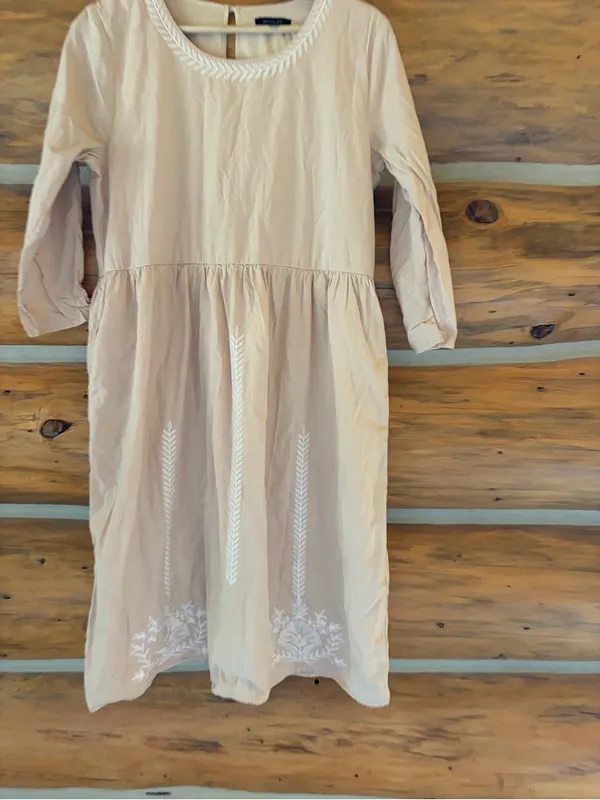 Roolee Cream/Tan Dress size Medium - Image 2