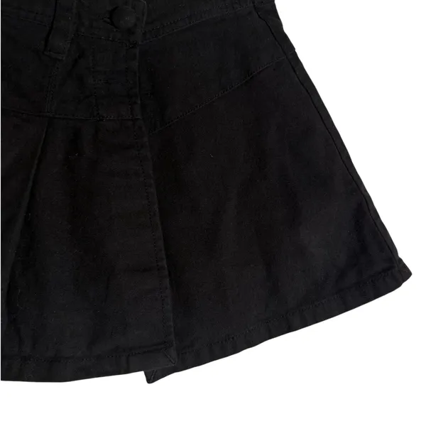 Free People Serena Black Pleated Micro Mini Skort Size 2 - Image 4