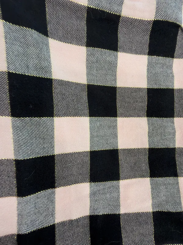 Victoria's Secret Black and pink Plaid Button-Down Pajama Set - Image 4