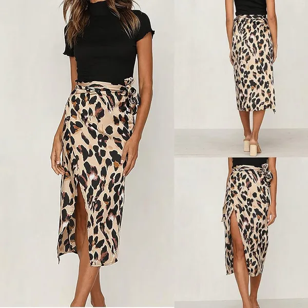 Leopard maxi skirt Brown - Image 2
