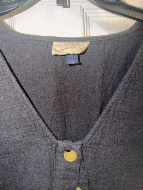 Universal Threads Gray linen romper - Image 3