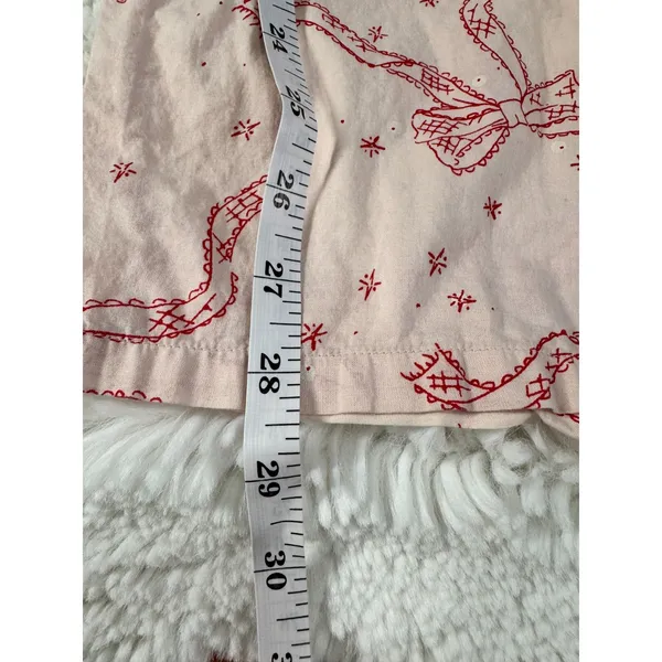 Victoria’s Secret Bow Pajama Pants Womens M Pink Y2K Coquette - Image 7