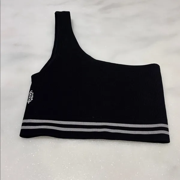 Free People Movement One Shoulder Ribbed Sports Bra - Image 3