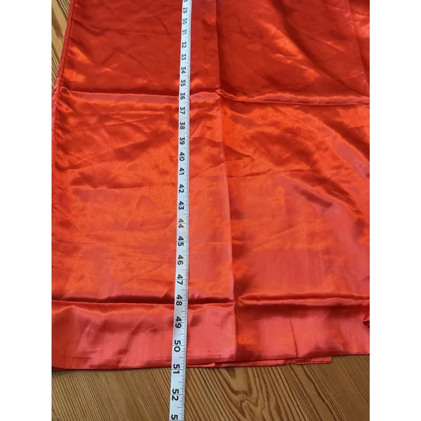 VTG Golden‎ Dragon Kimono Sz XL Red Silk Embroidered Oriental Chinese New Year - Image 8