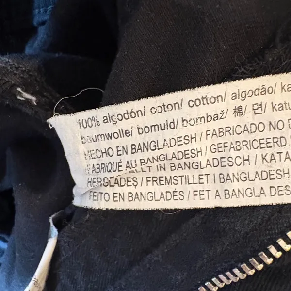ZARA Black Cargo Pants Size 6‎ - Image 6
