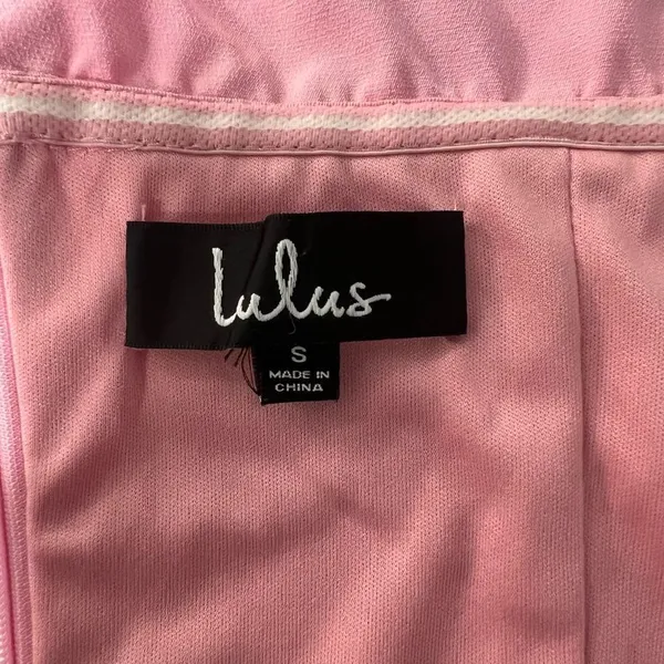 Lulu’s Lots of Love Light Pink Strapless Midi strapless flounce Dress - Image 11
