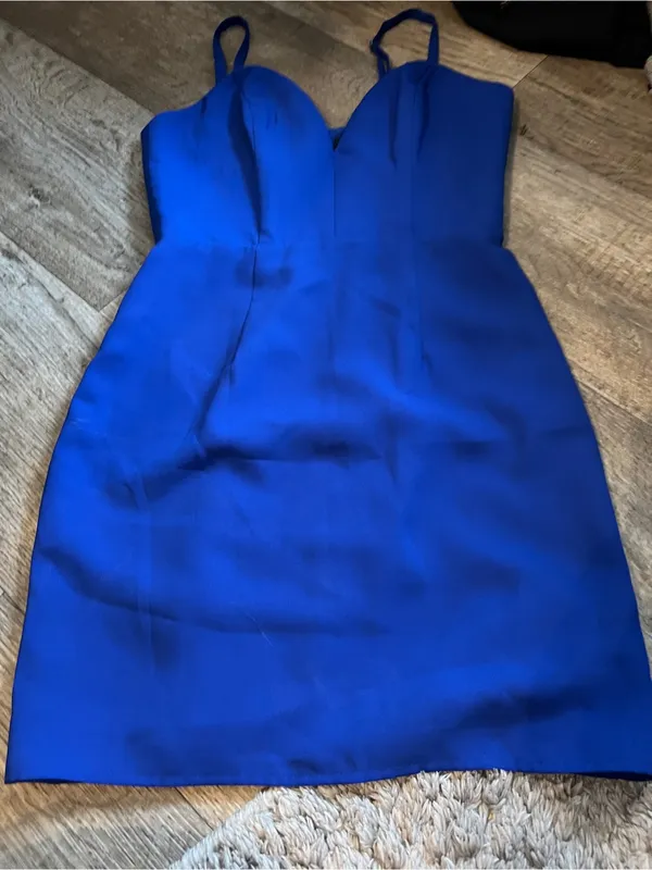 NBD x Naven Twins Mini Dress in Royal Blue size small - Image 10