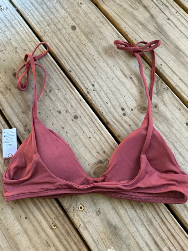 NWOT L*Space Daisy bikini top mauve - Image 3