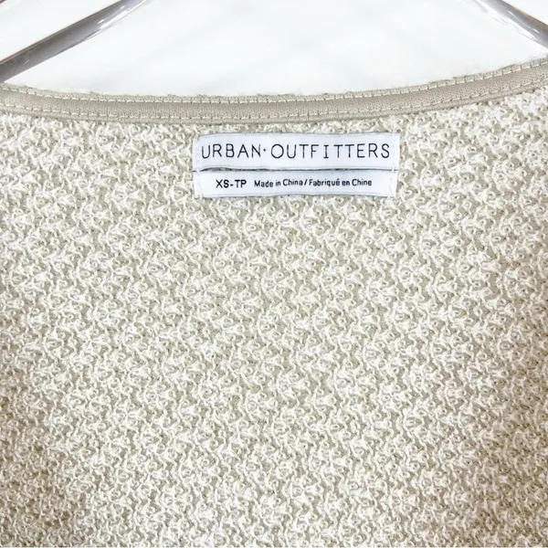 Urban Outfitters Textured Faux Wrap Pullover‎ Top Women's Size XS Cozy Chic - Image 5