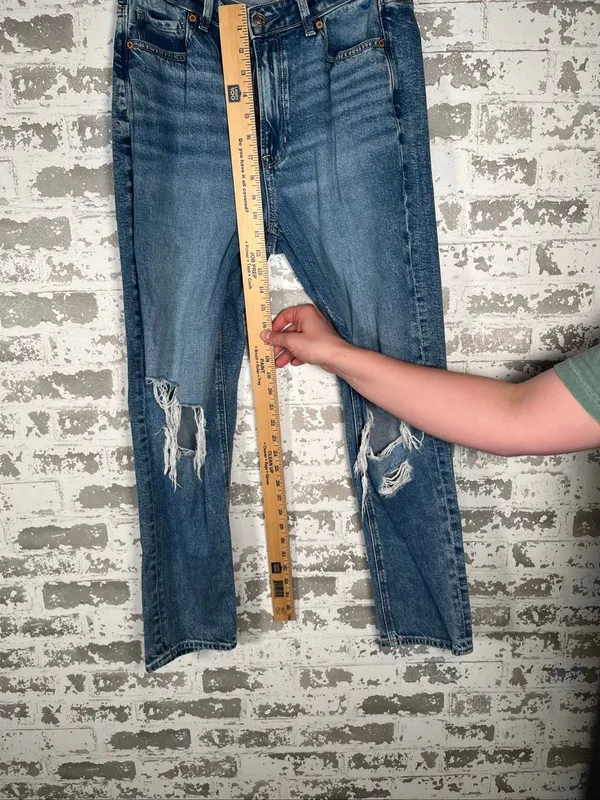 American Eagle | women denim distressed mom jean - Image 4