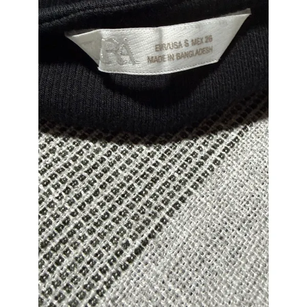 Zara Womens‎ Small Black Ribbed Halter Neck Crop Top Sleeveless Stretch Tank - Image 4