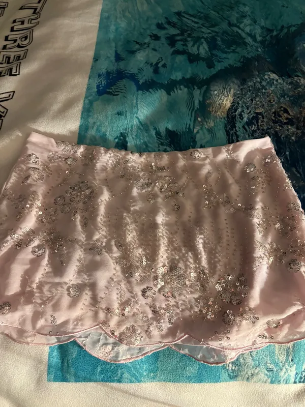 Edikted Glitter Skirt - Image 3