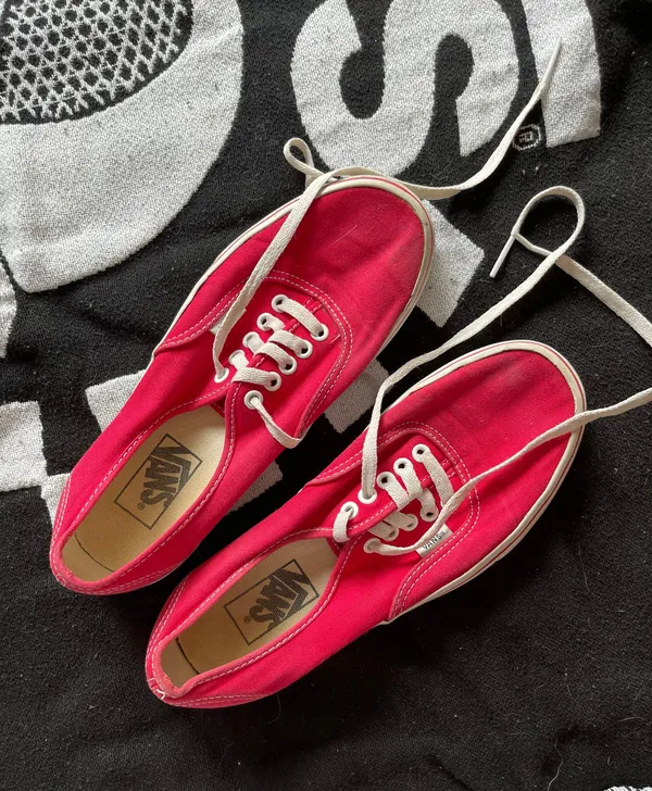 Vans Authentic Red Shoes - Image 2