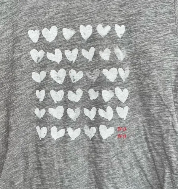 J. Crew Knit Goods Grey MaMa Tee •Medium - Image 3