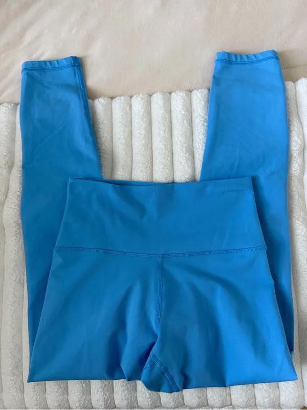 aerie Bright Blue High-Waist Performance Leggings - Image 2