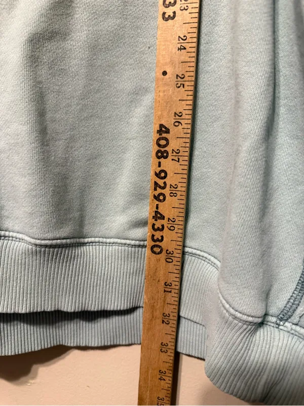 Aerie Light Ment color Crewneck Pocket Sweater XXL - Image 4
