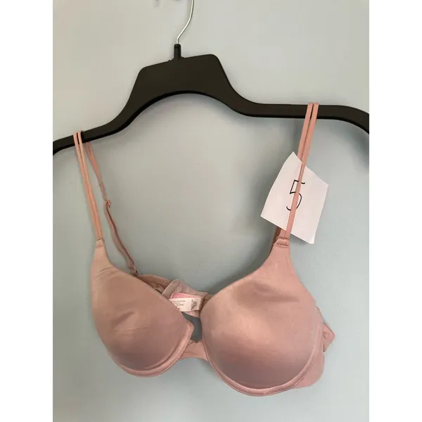 Vintage Victoria's Secret Bra 34A Beige Everyday Casual Comfort - Image 4