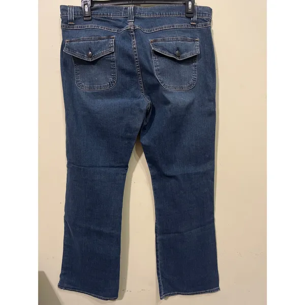 Old Navy Blue Jeans Bootcut Denim Women’s 18 Y2K Vintage - Image 2