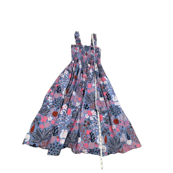 Kate Spade Garden Posy Midi Dress XS Cat Cactus Floral Garden Posy Euro Summer - Image 5